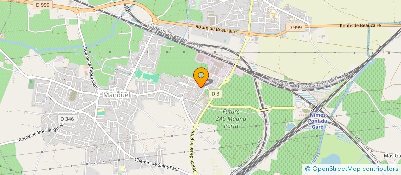 localisation de l'entreprise SCI LE ST LOUIS  MANDUEL