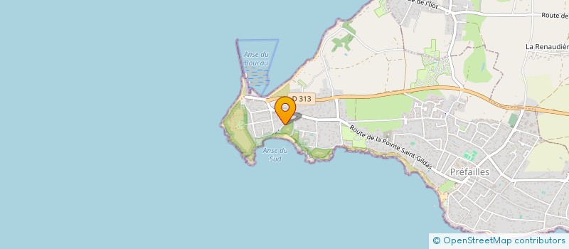 localisation de l'entreprise SCI LE ST PAUL  PREFAILLES