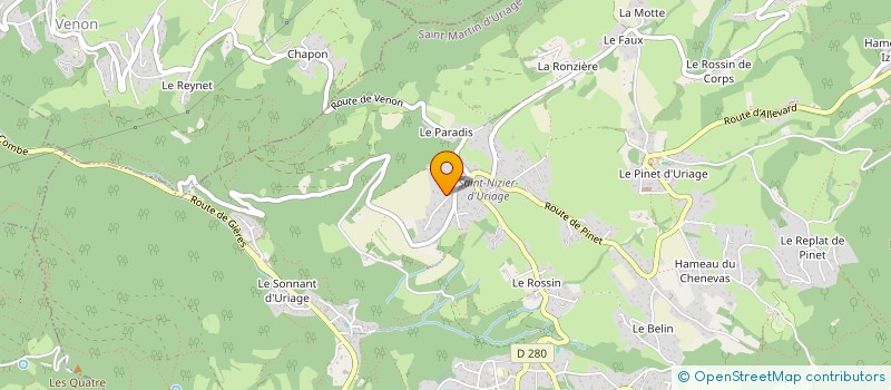 localisation de l'entreprise SCI LE ST PIERRE  MALARCE-SUR-LA-THINES