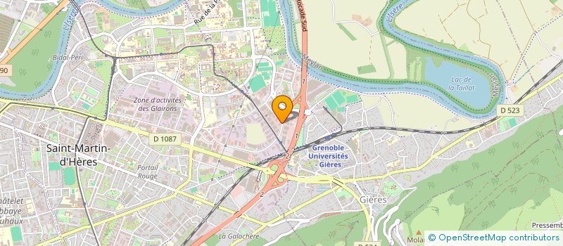 localisation de l'entreprise SCI LE STANC  GIERES