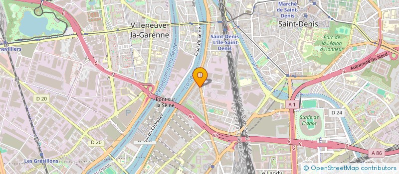 localisation de l'entreprise SCI LE STANISLAS à SAINT-DENIS