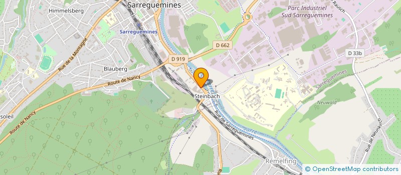 localisation de l'entreprise SCI LE STEINBACH à SARREGUEMINES