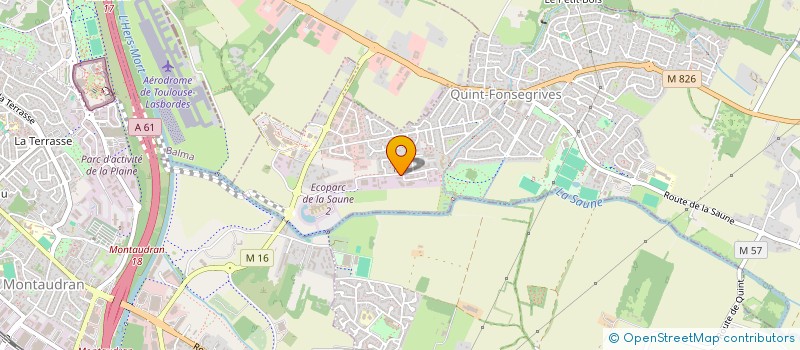 localisation de l'entreprise SCI LE STELLARIUM  QUINT-FONSEGRIVES