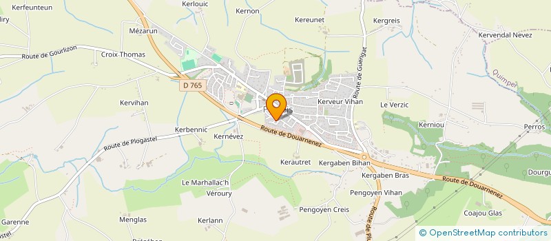 localisation de l'entreprise SCI LE STER  PLONEIS