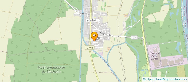 localisation de l'entreprise SCI LE STETHO  KUNHEIM