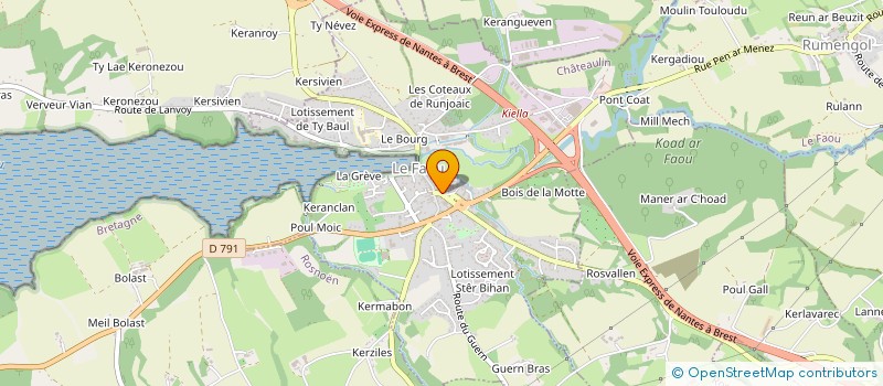 localisation de l'entreprise SCI LE STIR  LE FAOU