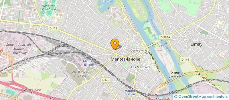 localisation de l'entreprise SCI LE STRASBOURG  MANTES-LA-JOLIE