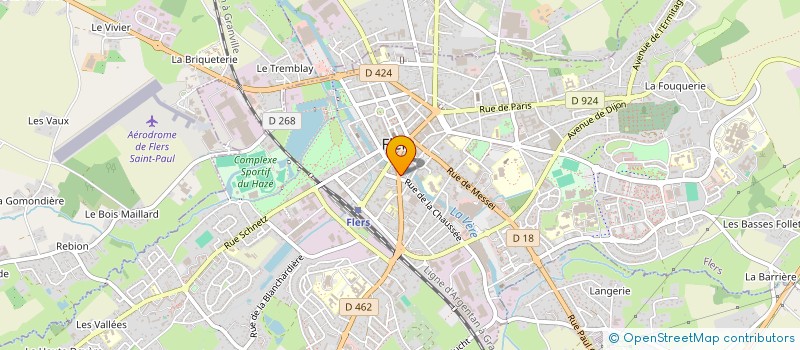 localisation de l'entreprise SCI LE STUDIO à FLERS