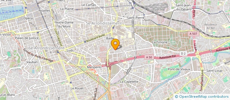 localisation de l'entreprise SCI LE STUDIUM à MARSEILLE