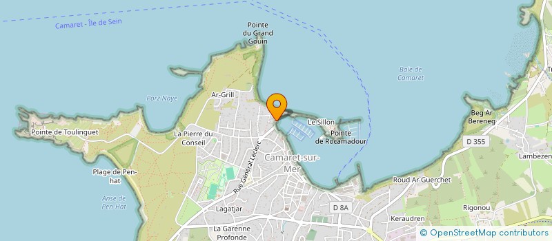 localisation de l'entreprise SCI LE STYVEL  CAMARET-SUR-MER