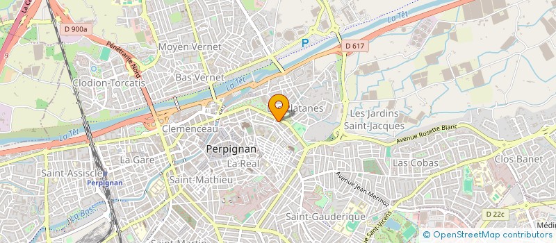 localisation de l'entreprise SCI LE SUD à PERPIGNAN