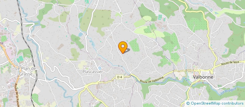 localisation de l'entreprise SCI LE SUD  CHATEAUNEUF-GRASSE