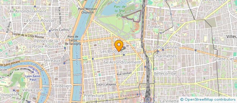 localisation de l'entreprise SCI LE SUD  LYON