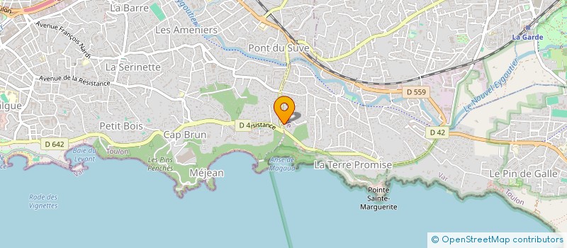 localisation de l'entreprise SCI LE SUD  LA GARDE