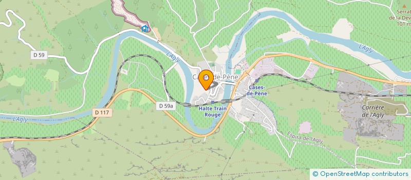 localisation de l'entreprise SCI LE SUD  CASES-DE-PENE