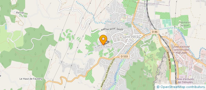 localisation de l'entreprise SCI LE SUD à SAINT-PERAY