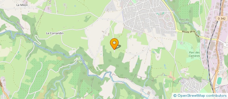 localisation de l'entreprise SCI LE SUD OUEST DENTAIRE  CHAPONOST