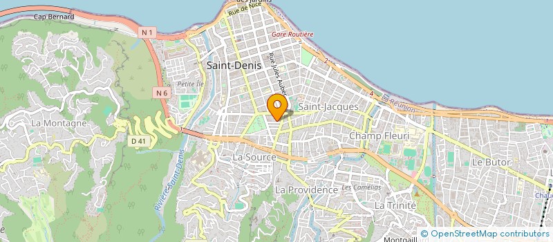 localisation de l'entreprise SCI LE SUFFREN à SAINT-DENIS