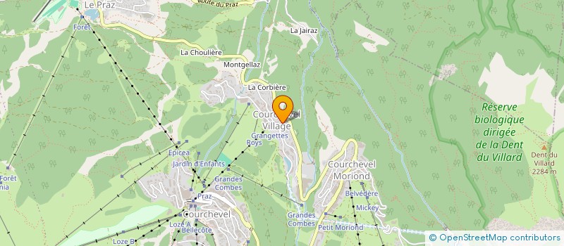 localisation de l'entreprise SCI LE SUISE à COURCHEVEL