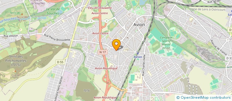 localisation de l'entreprise SCI LE SULKY AVION  AVION