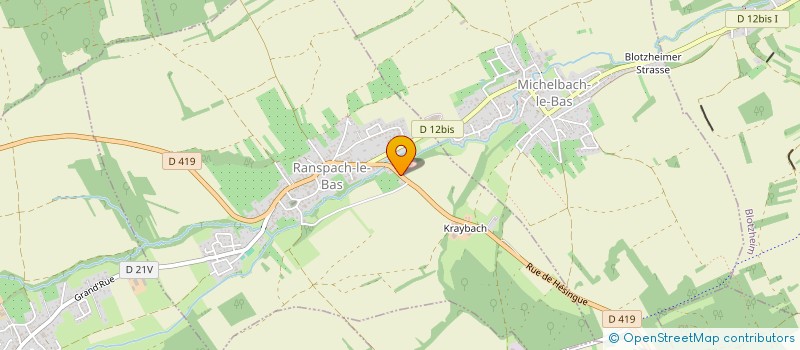 localisation de l'entreprise SCI LE SUNDGAU  RANSPACH-LE-BAS