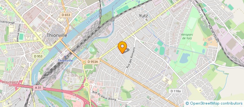 localisation de l'entreprise SCI LE SUPERBE  YUTZ