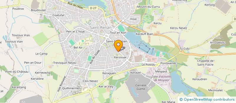 localisation de l'entreprise SCI LE SURCOUF  BENODET