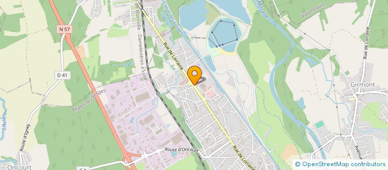 localisation de l'entreprise SCI LE SUREAU  THAON-LES-VOSGES