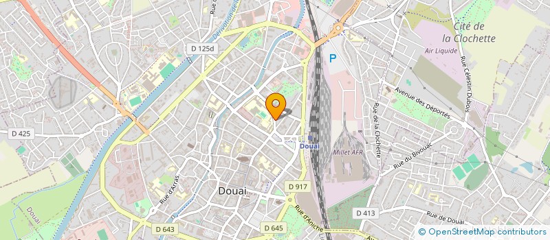 localisation de l'entreprise SCI LE SUREAU à DOUAI