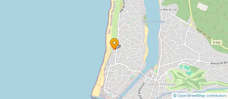 localisation de l'entreprise SCI LE SURF  SOORTS-HOSSEGOR