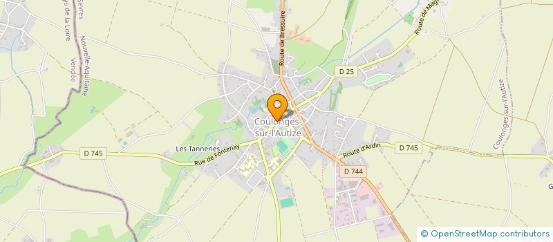 localisation de l'entreprise SCI LE SUROIT  COULONGES-SUR-L'AUTIZE