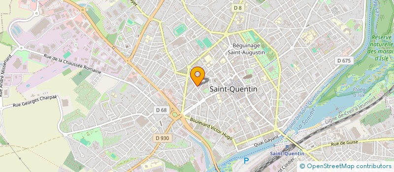 localisation de l'entreprise SCI LE SYCOMORE à SAINT-QUENTIN