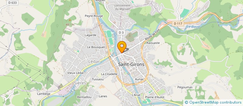localisation de l'entreprise SCI LE TABELLION à SAINT-GIRONS