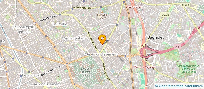 localisation de l'entreprise SCI LE TAC  PARIS