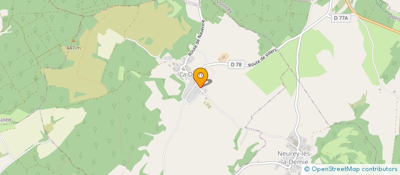 localisation de l'entreprise SCI LE TACOT  LA DEMIE