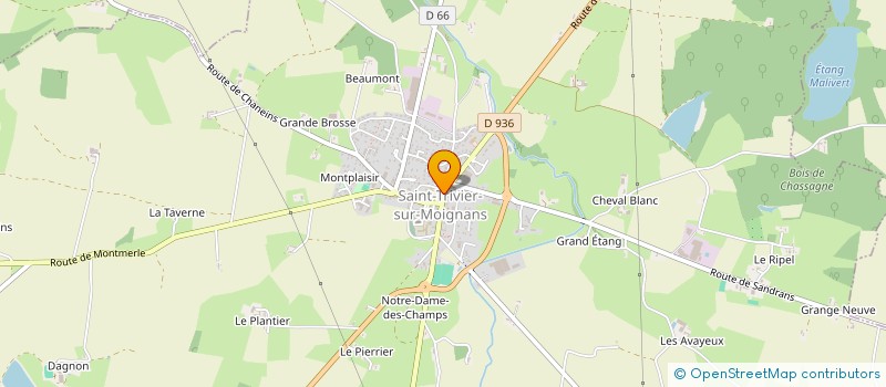 localisation de l'entreprise SCI LE TADORNE  SAINT-TRIVIER-SUR-MOIGNANS