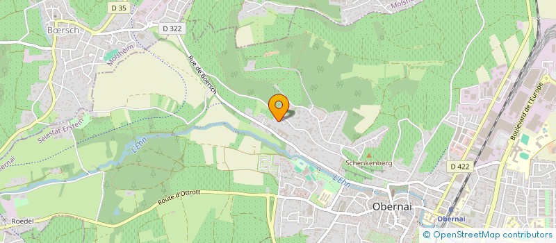 localisation de l'entreprise SCI LE TAGE  OBERNAI