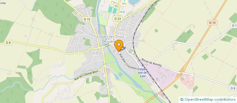 localisation de l'entreprise SCI LE TALISMAN à CLOYES-LES-TROIS-RIVIERES