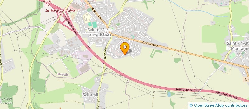 localisation de l'entreprise SCI LE TALMELIER  SAINTE-MARIE-AUX-CHENES