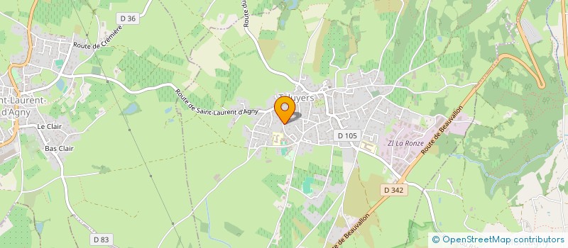 localisation de l'entreprise SCI LE TALU  TALUYERS