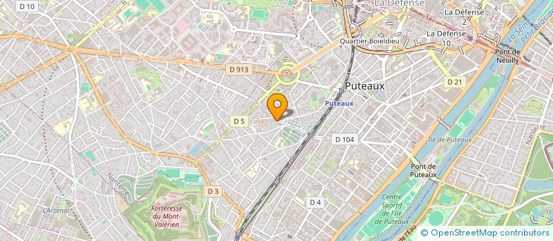 localisation de l'entreprise SCI LE TAMARINIER 2 à SURESNES