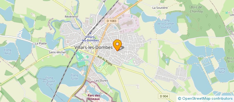 localisation de l'entreprise SCI LE TAMPON à VILLARS-LES-DOMBES