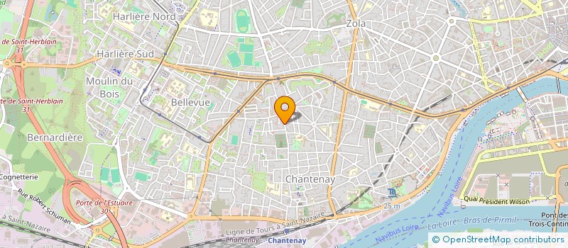 localisation de l'entreprise SCI LE TANDEM JES  NANTES