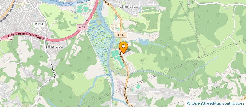 localisation de l'entreprise SCI LE TANET  SAINT-JEAN-DE-LUZ