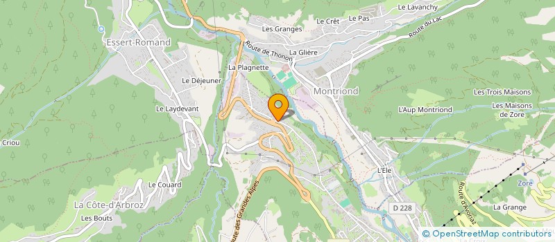 localisation de l'entreprise SCI LE TANNET à MORZINE
