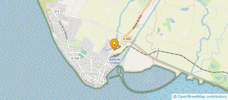 localisation de l'entreprise SCI LE TARTERON à LE CROTOY