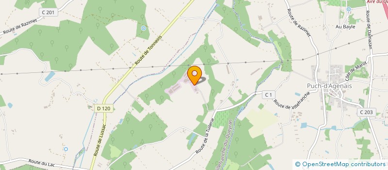 localisation de l'entreprise SCI LE TAUZIA  RAZIMET