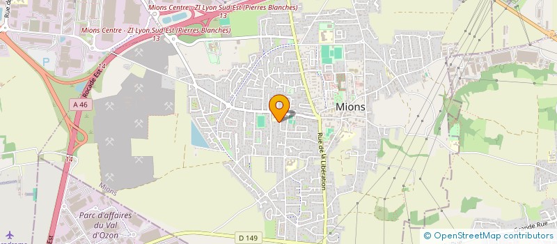 localisation de l'entreprise SCI LE TEICH  MIONS