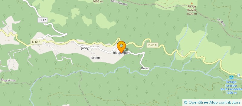 localisation de l'entreprise SCI LE TEIL à BOUSSENAC