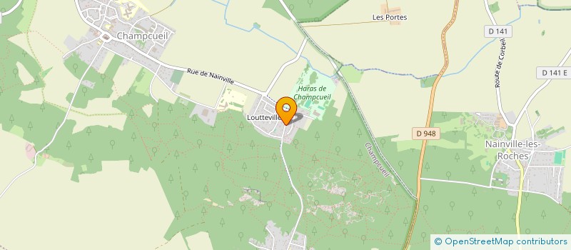 localisation de l'entreprise SCI LE TELEGRAPHE à CHAMPCUEIL